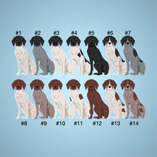 Load image into Gallery viewer, German Shorthaired Pointer Vinyl Sticker Set
