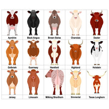 Load image into Gallery viewer, Cow Lover&#39;s Tote Bag personalized
