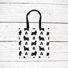 Load image into Gallery viewer, American Cocker Spaniel pattern tote bag
