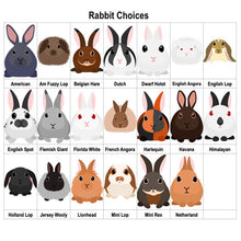 Load image into Gallery viewer, Rabbit Lover&#39;s Tote Bag personalized
