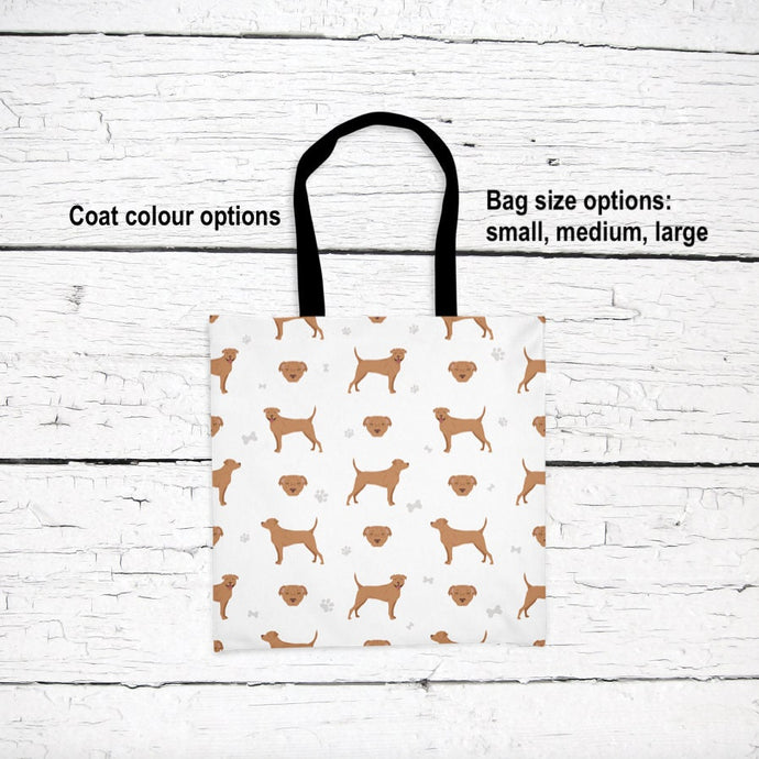 American Staffordshire Terrier pattern tote bag