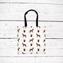 Load image into Gallery viewer, Boxer pattern tote bag
