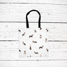 Load image into Gallery viewer, Bull Terrier pattern tote bag
