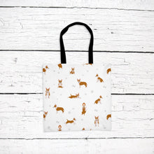 Load image into Gallery viewer, Bull Terrier pattern tote bag
