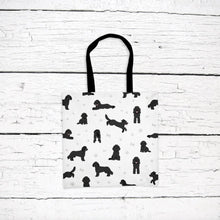 Load image into Gallery viewer, Cockapoo pattern tote bag
