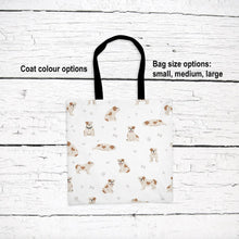 Load image into Gallery viewer, English Bulldog pattern tote bag
