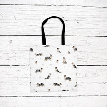 Load image into Gallery viewer, Rough Collie pattern tote bag
