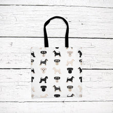 Load image into Gallery viewer, Miniature Schnauzer pattern tote bag
