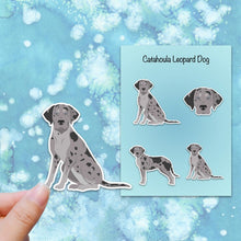 Load image into Gallery viewer, Catahoula Leopard Dog Vinyl Sticker Set
