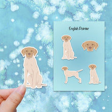 Load image into Gallery viewer, English Pointer Vinyl Sticker Set
