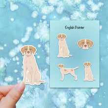 Load image into Gallery viewer, English Pointer Vinyl Sticker Set
