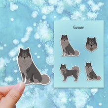 Load image into Gallery viewer, Eurasier Vinyl Sticker Set
