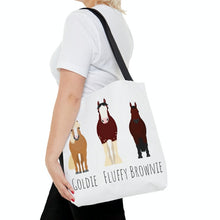 Load image into Gallery viewer, Horse Lover&#39;s Tote Bag personalized
