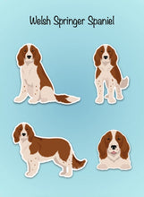Load image into Gallery viewer, Welsh Springer Spaniel Vinyl Sticker Set

