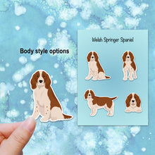 Load image into Gallery viewer, Welsh Springer Spaniel Vinyl Sticker Set

