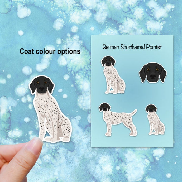 German Shorthaired Pointer Vinyl Sticker Set