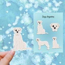 Load image into Gallery viewer, Dogo Argentino (natural ears) Vinyl Sticker Set

