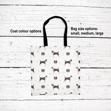 Load image into Gallery viewer, American Staffordshire Terrier (cropped) pattern tote bag
