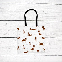Load image into Gallery viewer, Border Collie pattern tote bag
