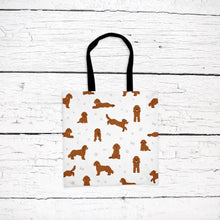 Load image into Gallery viewer, Cockapoo pattern tote bag

