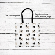 Load image into Gallery viewer, Papillon pattern tote bag
