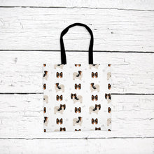 Load image into Gallery viewer, Papillon pattern tote bag
