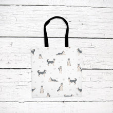 Load image into Gallery viewer, Siberian Husky pattern tote bag
