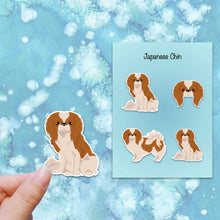 Load image into Gallery viewer, Japanese Chin Vinyl Sticker Set
