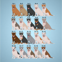 Load image into Gallery viewer, American Pitbull Terrier (natural ears) tote bag personalized
