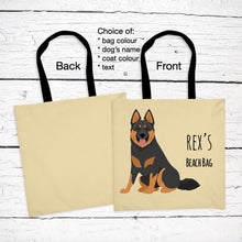 Load image into Gallery viewer, Bohemian Shepherd tote bag personalized
