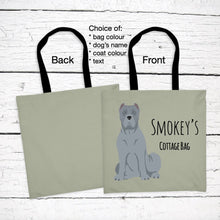 Load image into Gallery viewer, Cane Corso (cropped ears) tote bag personalized
