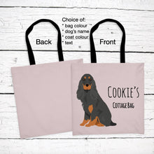 Load image into Gallery viewer, English Cocker Spaniel tote bag personalized
