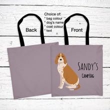Load image into Gallery viewer, American English Coonhound tote bag personalized
