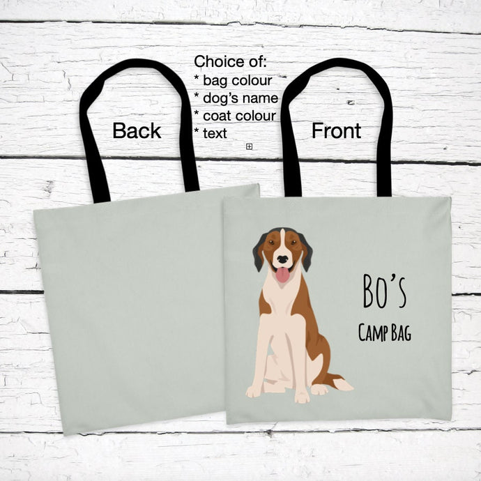 American Foxhound tote bag personalized