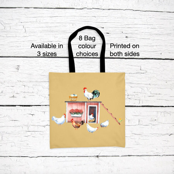 Chicken Coop Tote Bag