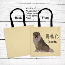 Load image into Gallery viewer, Caucasian Shepherd tote bag personalized
