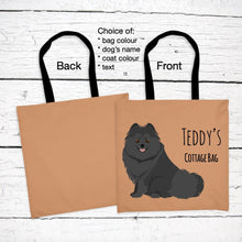 Load image into Gallery viewer, German Spitz tote bag personalized
