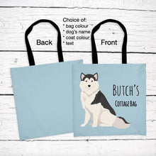 Load image into Gallery viewer, Greenland Dog tote bag personalized
