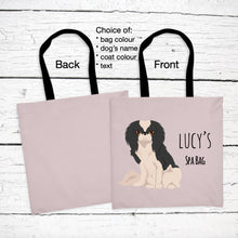 Load image into Gallery viewer, Japanese Chin tote bag personalized
