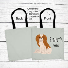 Load image into Gallery viewer, Japanese Chin tote bag personalized
