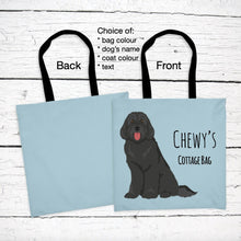 Load image into Gallery viewer, Labradoodle tote bag personalized
