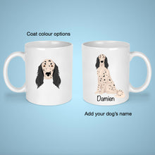 Load image into Gallery viewer, English Setter 11 oz mug personalized
