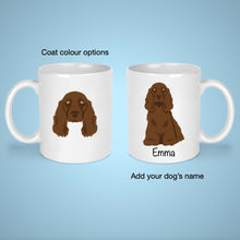 Load image into Gallery viewer, Field Spaniel 11 oz mug personalized
