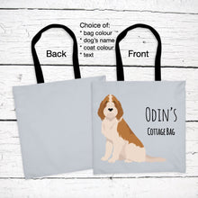 Load image into Gallery viewer, Spinone Italiano tote bag personalized
