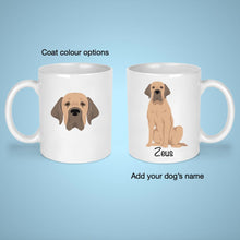 Load image into Gallery viewer, Fila Brasileiro 11 oz mug personalized
