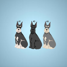 Load image into Gallery viewer, Giant Schnauzer (cropped ears) tote bag personalized
