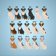 Load image into Gallery viewer, Rat Terrier (floppy ears) tote bag personalized
