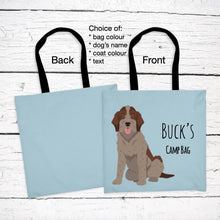 Load image into Gallery viewer, Wirehaired Pointing Griffon tote bag personalized
