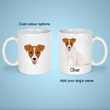 Load image into Gallery viewer, Jack Russell Terrier 11 oz mug personalized
