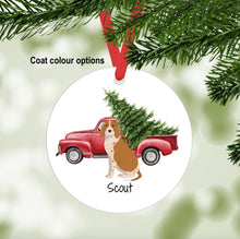 Load image into Gallery viewer, American English Coonhound ornament personalized
